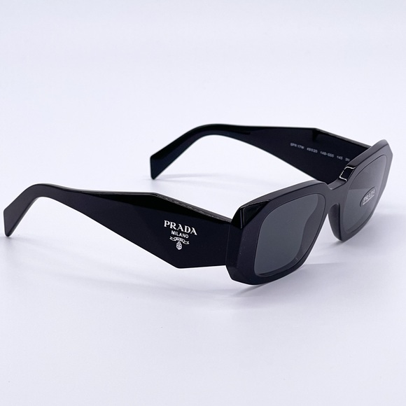 NEW PRADA PR17WS BLACK SUNGLASSES PRADA PR 17WS 1AB5S0 NEW PRADA SYMBOLE - Picture 9 of 13